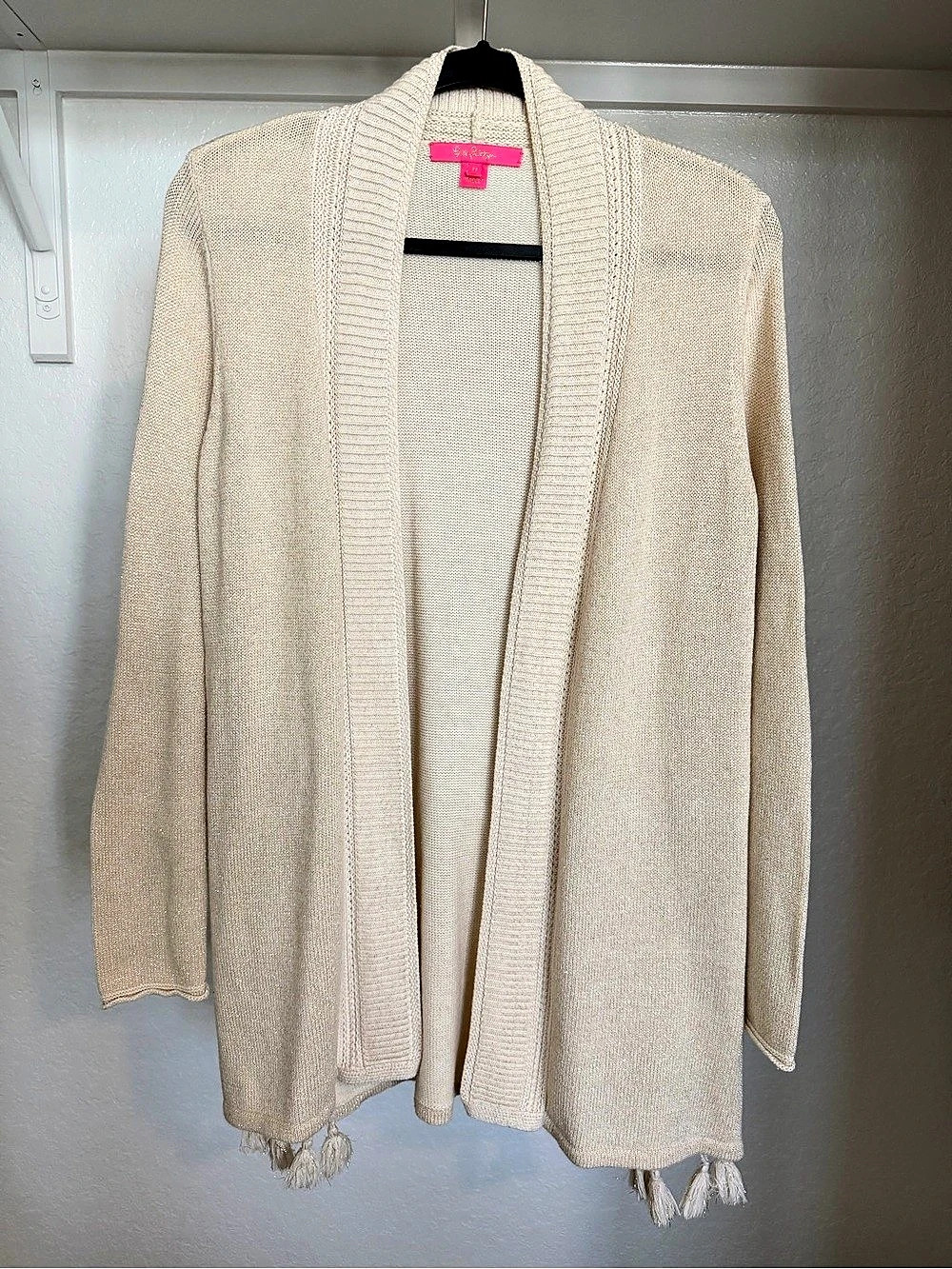 Lilly Pulitzer Tatum Cardigan Cream Size M